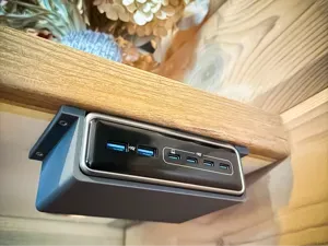 Anker 200w Prime Charger under desk mount