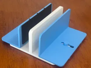 Dual Adjustable Vertical Laptop Stand