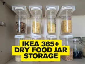 IKEA 365 Jar Mount Under-Shelf Storage Organizer