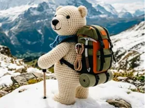 Polar Bear Trekker (Knitted)