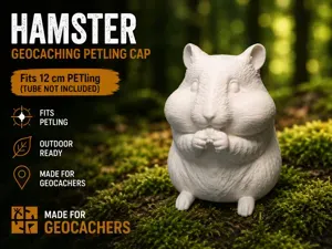 Hamster Geocaching PETling Cap