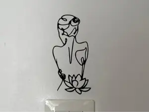 Wall decor Woman Flower