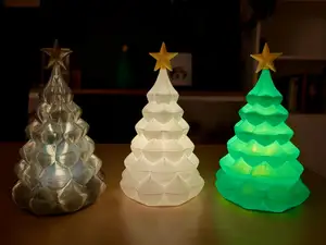 Christmas Tree LED Tea Light in Vase Mode
