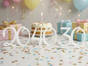 20 / 30 / 40 Birthday Decorstand Collection