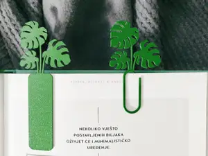 Monstera Plant Bookmarks & Clips