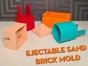 Sand mold set - Ejectable brik mold