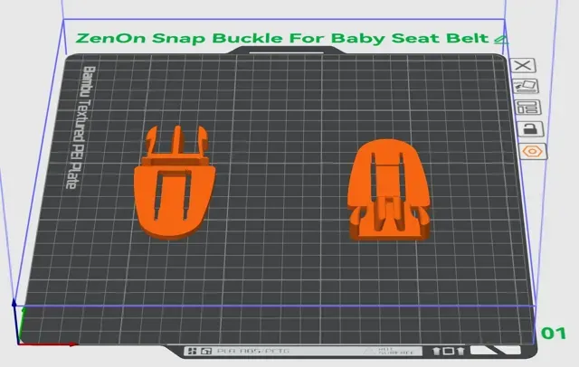 Strong snap buckle for child seat belts - safety — Фото 8 из 9