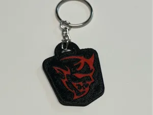 Dodge Demon Keychain
