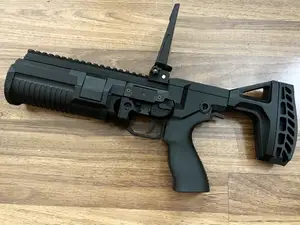皮筋动力软弹,下挂玩具榴弹发射器,仿捷克40mmCZ GL