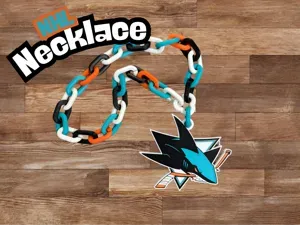 NHL Teams Chain Necklace - San Jose Sharks