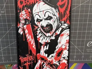 Hueforge of Art the clown the terrifier