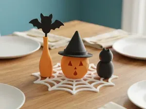 Halloween Pumpkin Decor Set - NO AMS, No Glue