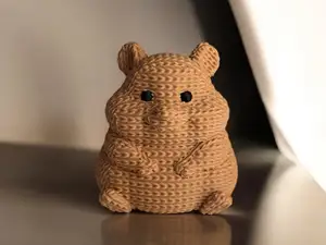 Cute Knitted Hamster