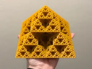 Rhombic Sierpiński Pyramid - Lvl 5 | Vase Mode