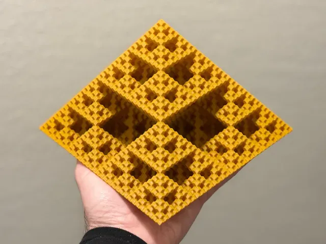 Rhombic Sierpiński Pyramid - Lvl 5 | Vase Mode — Image 7 of 10