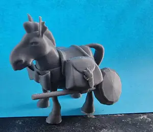 Donkey/Horse courier / Companion with giant loli