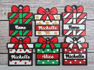 (Customizable Names) Present/Gift Ornaments