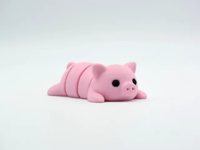 Flexi Pig - Articulated Keychain