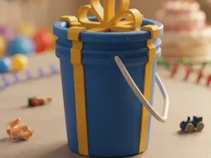 Gift Card Mini Bucket - Birthday / Christmas