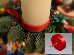 Advent wreath candle holder max. 80mm diameter