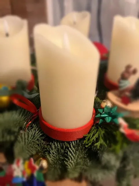 Advent wreath candle holder max. 80mm diameter — Фото 2 из 3