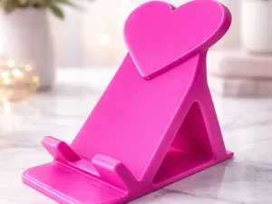 Heart-Shaped Desk Phone Stand