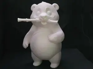 Süßer Panda mit Bambus