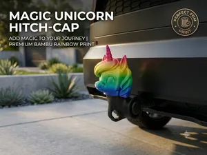 Cute Unicorn Tow Hitch Cover Cap