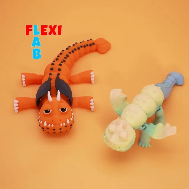 Flexi Dragon Monster with Wings Articulated — Фото 2 из 5