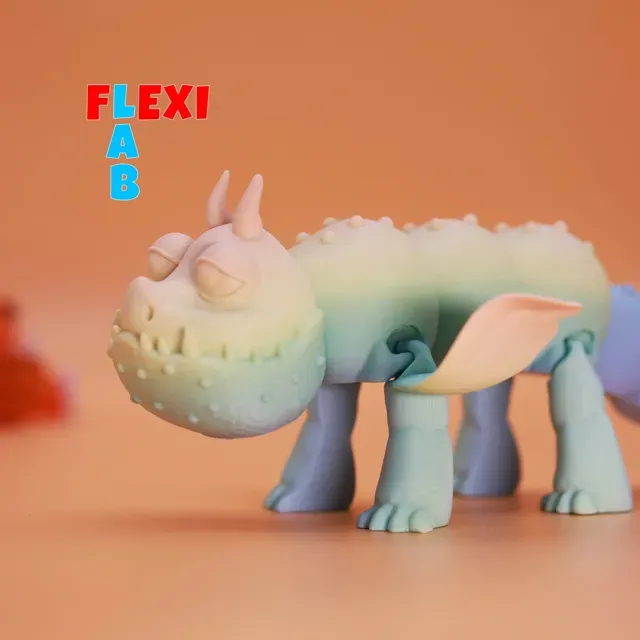 Flexi Dragon Monster with Wings Articulated — Фото 3 из 5