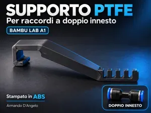 Supporto PTFE e doppio innesto