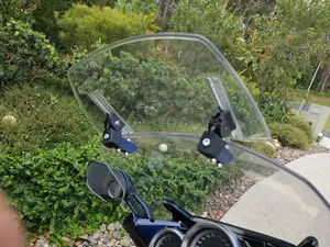 Motorbike windscreen extension