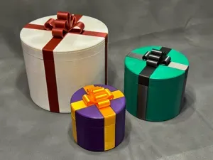 Round Gift Box - Multiple Sizes - No AMS