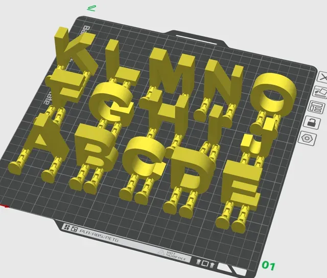 Articulated Alphabet Letters (Part 2 - P to Z) — Фото 3 из 6