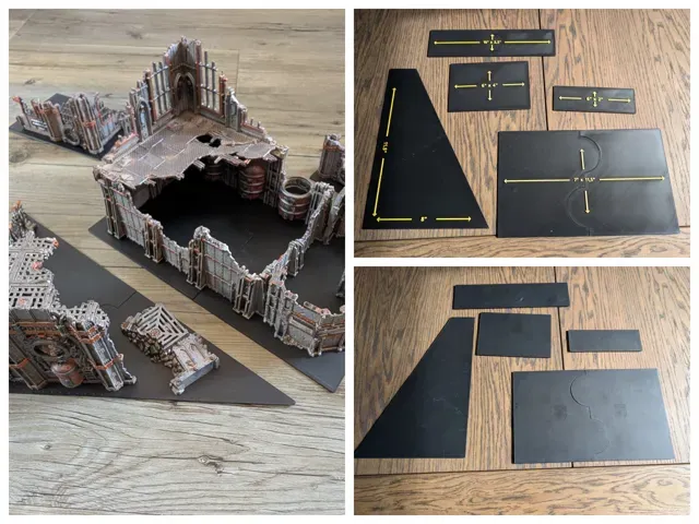 40k 11th Edition Terrain Footprints / Templates