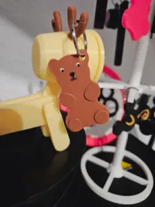 Sammy, the friendly keychain bear
