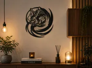 Cadre Décoratif 3D – Shenron