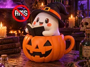 Cute Halloween Ghost in Pumpkin Multi-Part No AMS