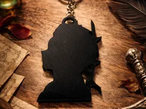Tanjiro Kamado from Demon Slayer, keychain
