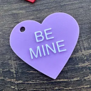 Be Mine Conversation Heart Keychain