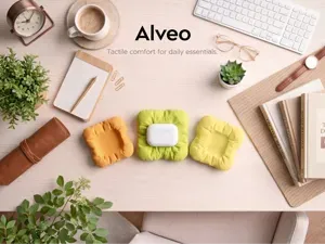 Alveo – Tactile comfort for daily essentials.