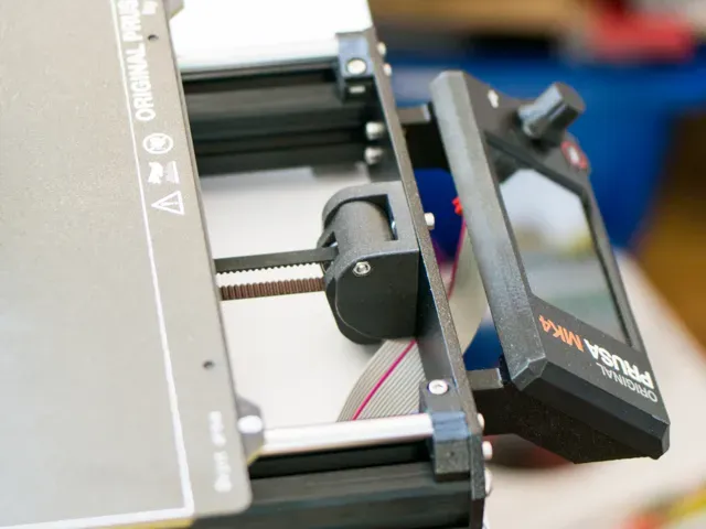 Simple Prusa i3 MK4 Y- Axis belt tensioner (3 mm and 5 mm versions)