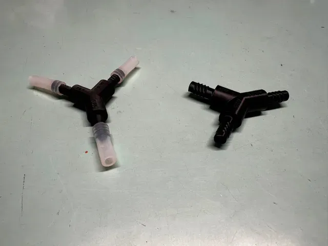 Parametric Labeled Barbed Y Hose Connector Inch — Фото 9 из 10