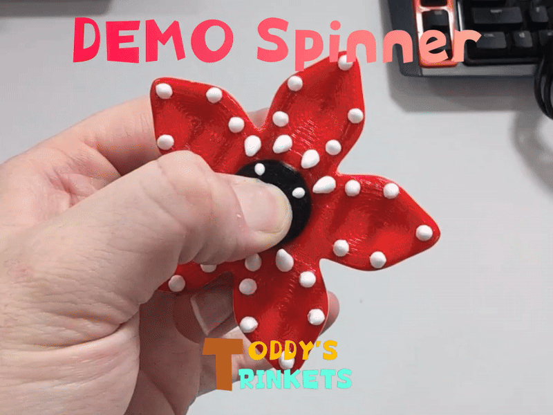 Demo Spinner+608 Bearing Option (Stranger Things)