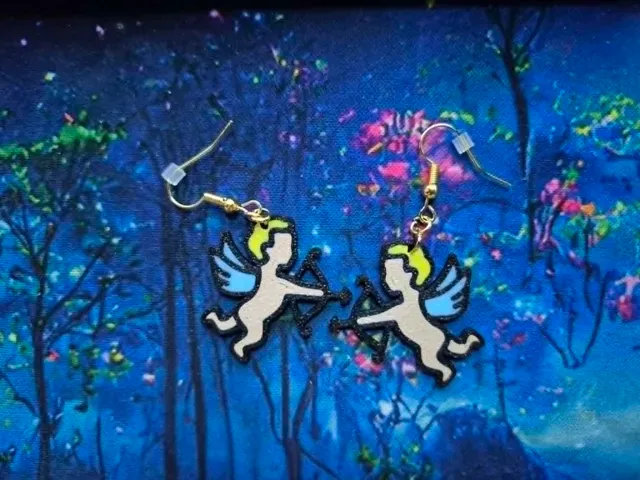 Baby Cupid Earrings — Image 2 of 2
