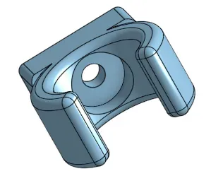 13mm Cable Wall Mount | Countersunk Screw Clip — Фото 2 из 4