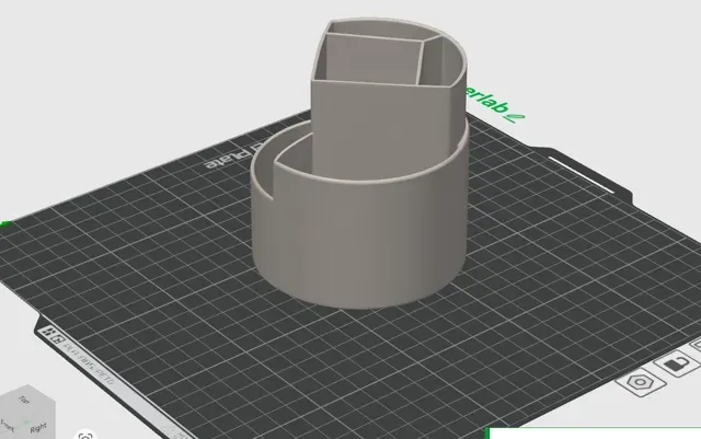 Minimal Desk Pen Holder 3D Printable Organizer — Фото 3 из 5
