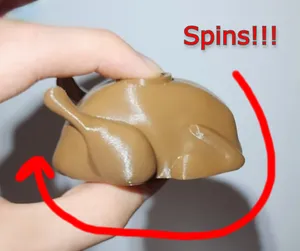 Turkey Spinner (Print In Place)
