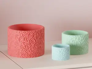 Coral pattern Plant Pot. Coral inspired planter