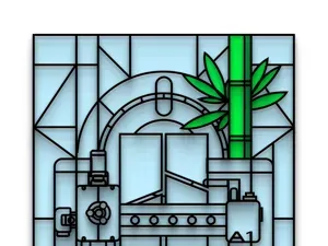 Bambu A1 Stained Glass Resin Outline